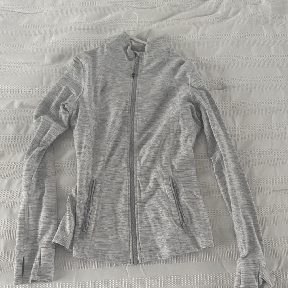 lululemon athletica Gray Zip-Up Hoodie
